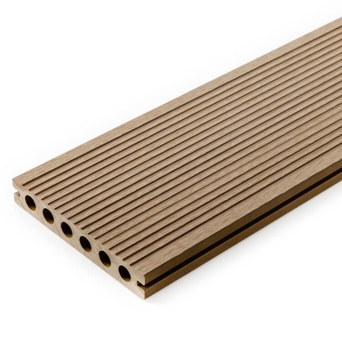 Composite Decking Board 3D Teak – 3m (0,435 m2)