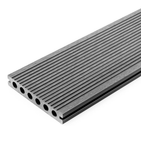 Composite Decking Board 3D Light Gray – 3m (0,435 m2)