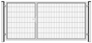 BramoFurtka wypełniona panelem - 1,50+2,50 x 1,70 m - oynkowana