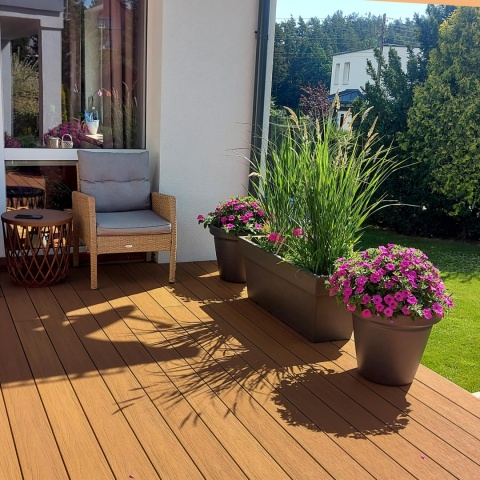 Composite Decking Board Premium II Generation Natural Oak / Winchester Oak – 3,5m (0,507 m2)