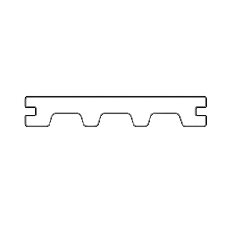 Composite Decking Board Solid Light Brown – 3m (0,429 m2)