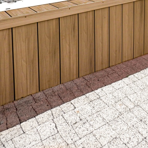 Composite Decking Board Solid Light Brown – 3m (0,429 m2)