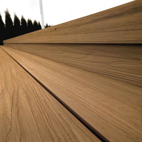 Composite Decking Board Solid Light Brown – 3m (0,429 m2)