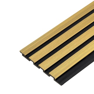 Composite Elevation Board Premium Lamella Duo Light Oak / Black – 2.9m (0,483 m2)