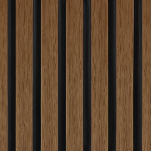 Composite Slatted Cladding Board Premium Lamella Duo Teak / Black – 2.9m (0,483 m2)