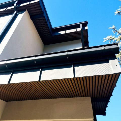 Composite Slatted Cladding Board Premium Lamella Duo Teak / Black – 2.9m (0,483 m2)