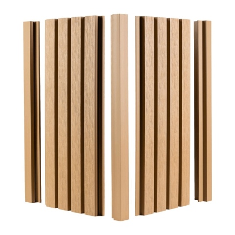 Composite Slatted Cladding Board Premium Antique Oak – 2.9m (0,580 m2)
