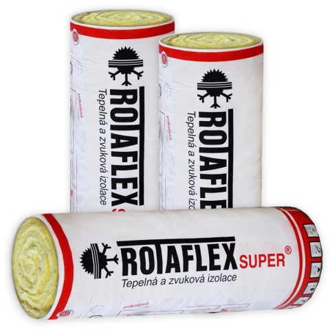 Glass Mineral Wool Rotaflex 20 cm – λ 0.033 W/mK