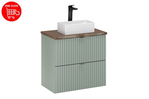 Zestaw meblowy 60cm z blatem i umywalką nablatową Gaja