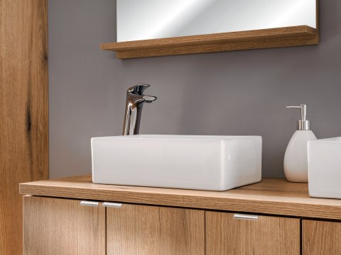 Zestaw meblowy 60cm z blatem i umywalką nablatową Gaja