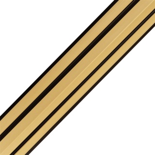 Composite Corner Trim for Slatted Cladding DUO Premium Light Oak / Black – 2.9 m