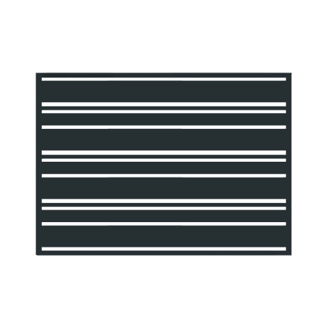 Przęsło typ PALISADA MIX 140/60/20 - 2,00 x 1,75 m