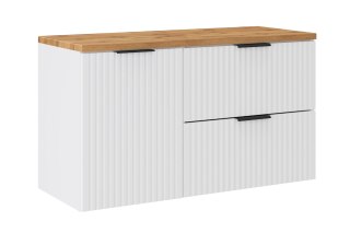 Zestaw meblowy 100cm z blatem i szafką z koszem na pranie