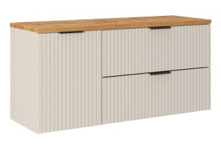 Zestaw meblowy 120cm z blatem i szafką z koszem na pranie