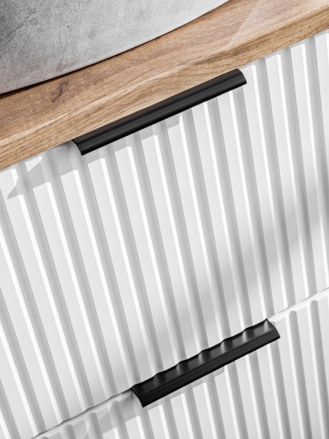 Zestaw meblowy 120cm z blatem i szafką z koszem na pranie