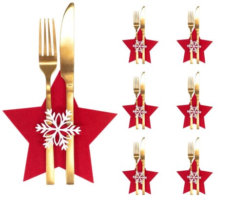 311378A POKROWIEC NA SZTUĆCE STAR RED 6SZT