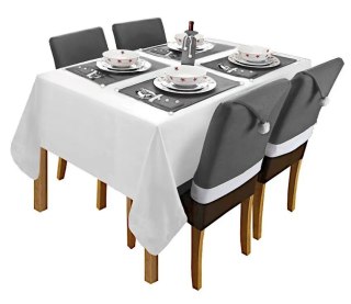 391004 ZESTAW ŚWIATECZNY 14 SZT GREY obrus