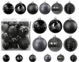 BOMBKI CHOINKOWE 311433C 36szt SILVER