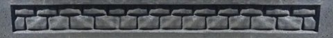 Podmurówka betonowa - 250 cm / 25 cm - antracyt