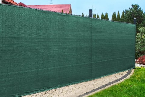 Siatka cieniująca 200g , 95% , zielona , 1,50m - rolka 10m