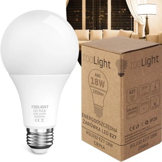ŻARÓWKA E-27 - RSL032-E27-18W CIEPŁA