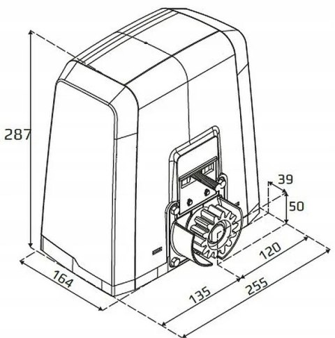 Zestaw automatyki DEIMOS AC KIT A800 MAG PL