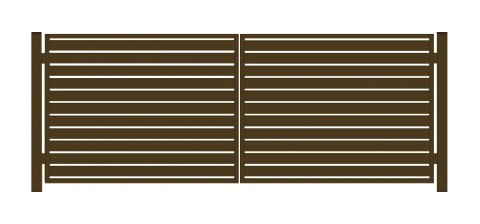 Brama PRO typ WALL 100 - malowana proszkowo - 3,00 m