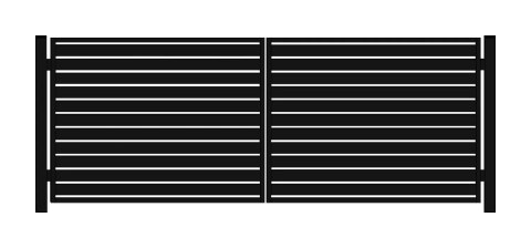 Brama PRO typ WALL 100 - malowana proszkowo - 3,00 m