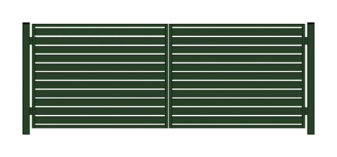 Brama PRO typ WALL 100 - malowana proszkowo - 3,00 m