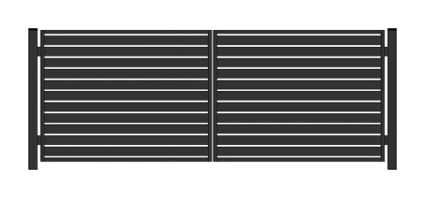 Brama PRO typ WALL 100 - malowana proszkowo - 5,00 m