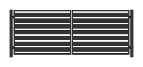 Brama PRO typ WALL 140 - malowana proszkowo - 4,00 m