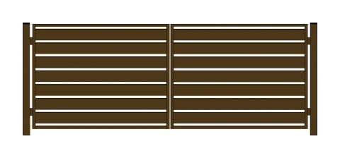 Brama PRO typ WALL 200 - malowana proszkowo - 3,00 m