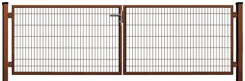 Brama SX 656 PRO - 4,00 x 1,20 m - antracyt , zielona
