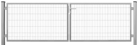 Brama SX 656 PRO - 4,00 x 1,20 m - antracyt , zielona