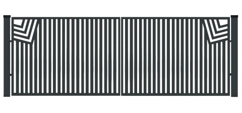 Brama typ CLASSIC - 4,00 x 1,50 m