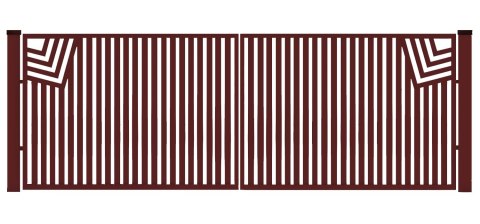 Brama typ CLASSIC - 4,00 x 1,50 m