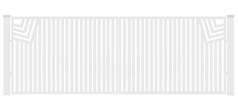 Brama typ CLASSIC - 4,00 x 1,75 m