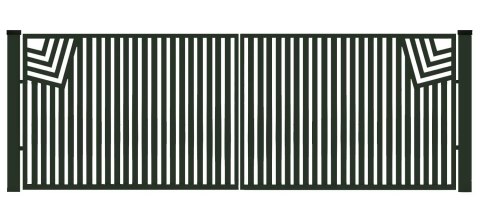 Brama typ CLASSIC - 4,00 x 1,75 m