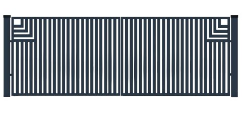 Brama typ CLASSIC A - 4,00 x 1,25 m