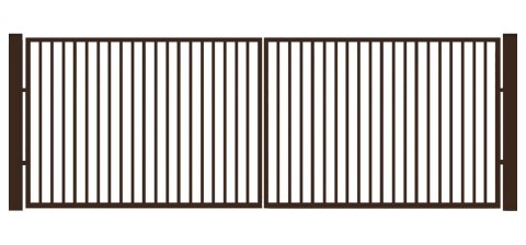 Brama typ P-20 - 4,00 x 1,25 m