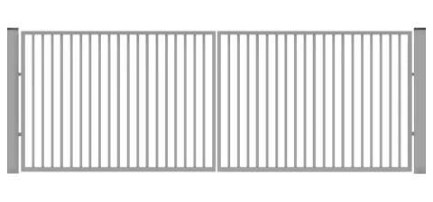 Brama typ P-20 - 4,00 x 1,50 m