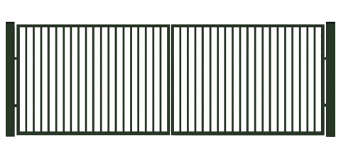 Brama typ P-20 - 4,00 x 1,50 m