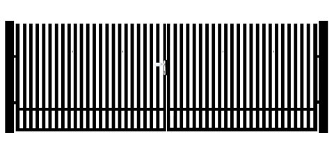 Brama typ VERTIGO - 4,00 x 1,25 m