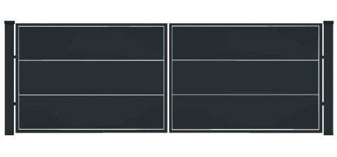 Brama typ WALL SOLID - 4,00 x 1,25 m