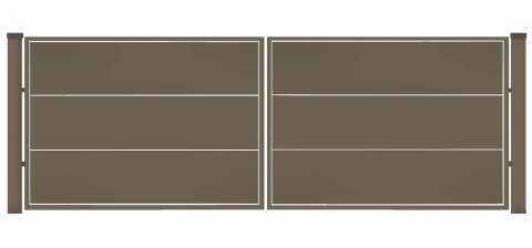 Brama typ WALL SOLID - 4,00 x 1,50 m