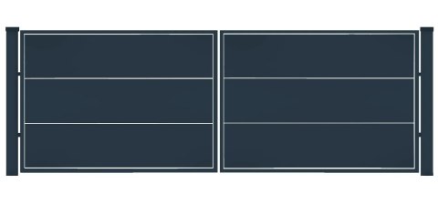 Brama typ WALL SOLID - 4,00 x 1,50 m