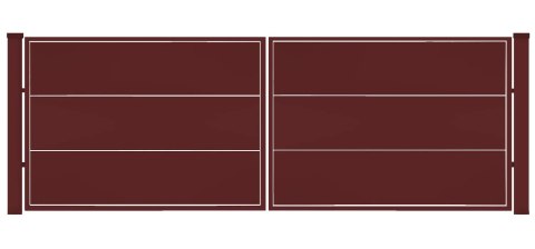 Brama typ WALL SOLID - 4,00 x 1,50 m