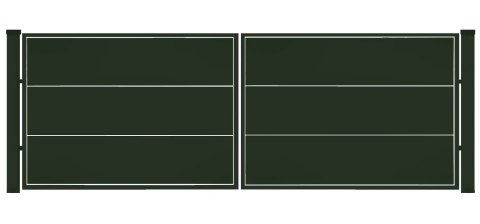 Brama typ WALL SOLID - 4,00 x 1,50 m
