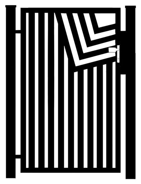 Pedestrian Gate - CLASSIC A Type - 1.00 x 1.25 m