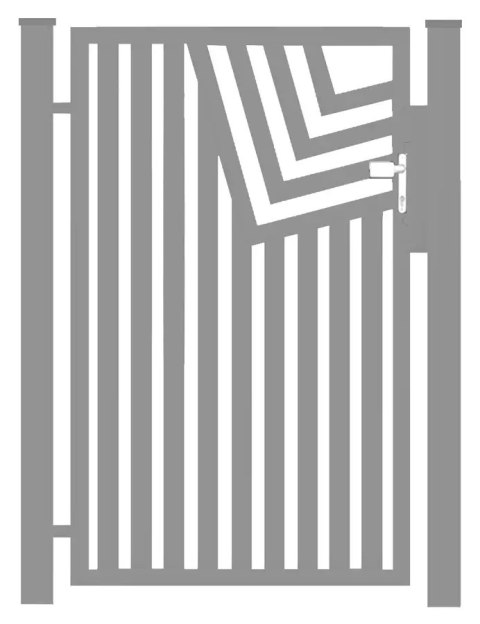 Pedestrian Gate - CLASSIC A Type - 1.00 x 1.50 m